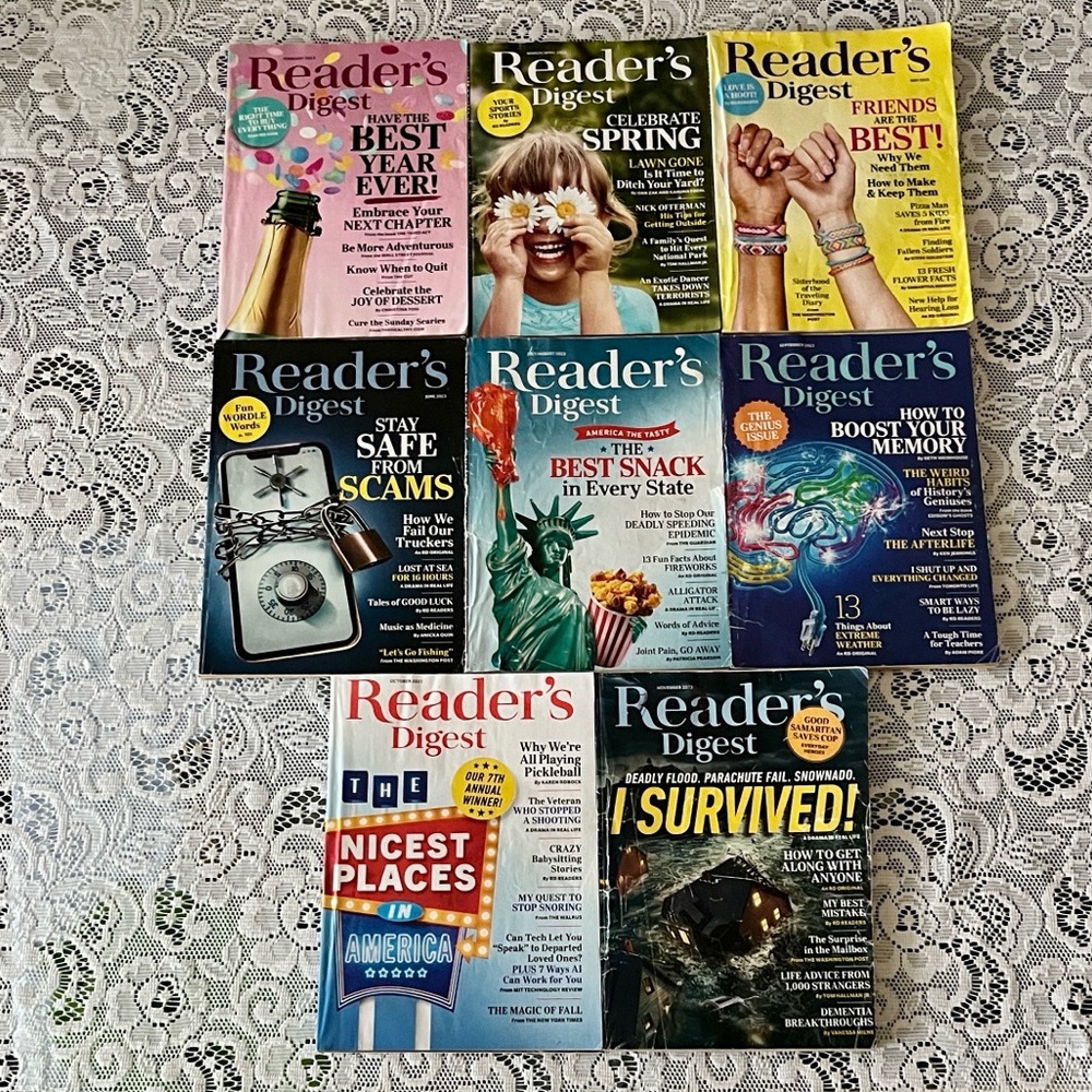 Reader’s Digest 2023 Lot of 8